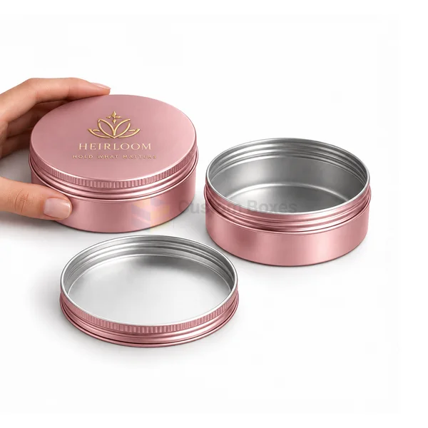 screw top round tin cans